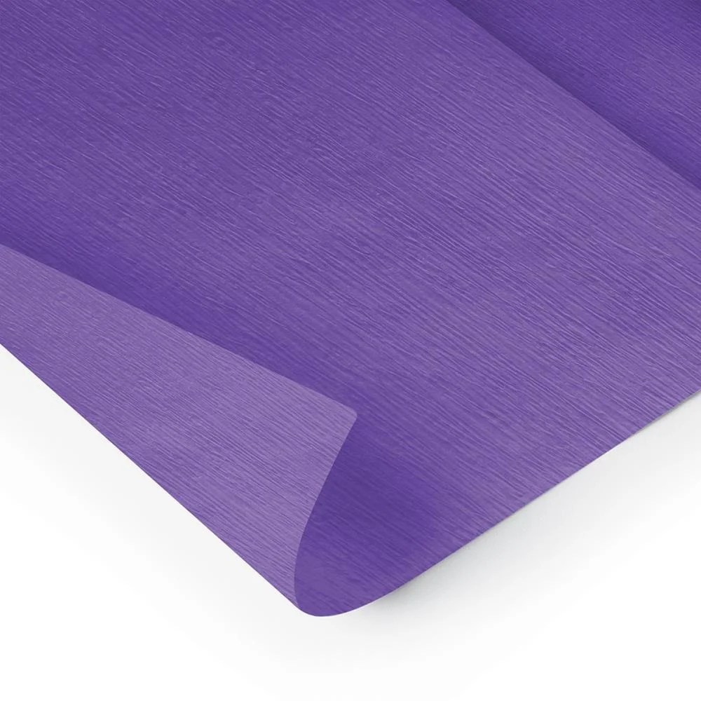 Papel Crepom 48Cmx2,00M. Roxo Ridet (Pct.c/10)