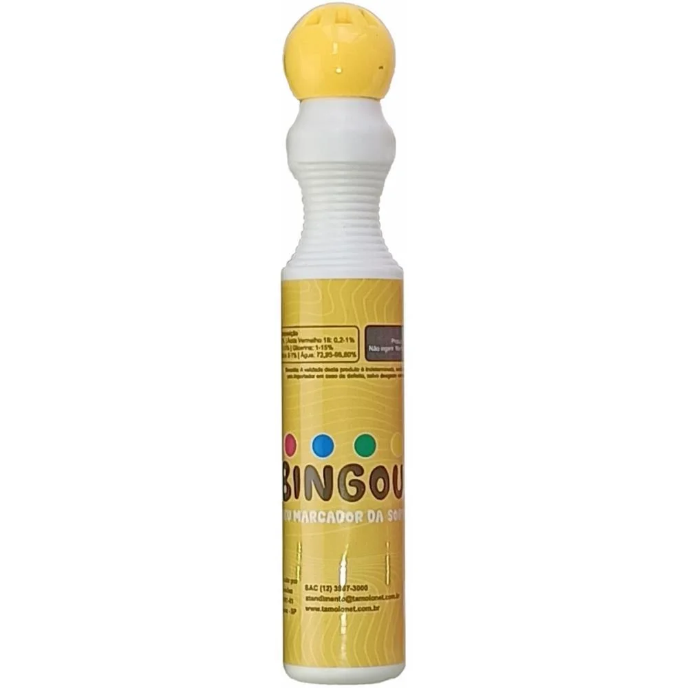 Marcador Para Bingo Amarelo 40Ml Tamoio (Cx.c/06)