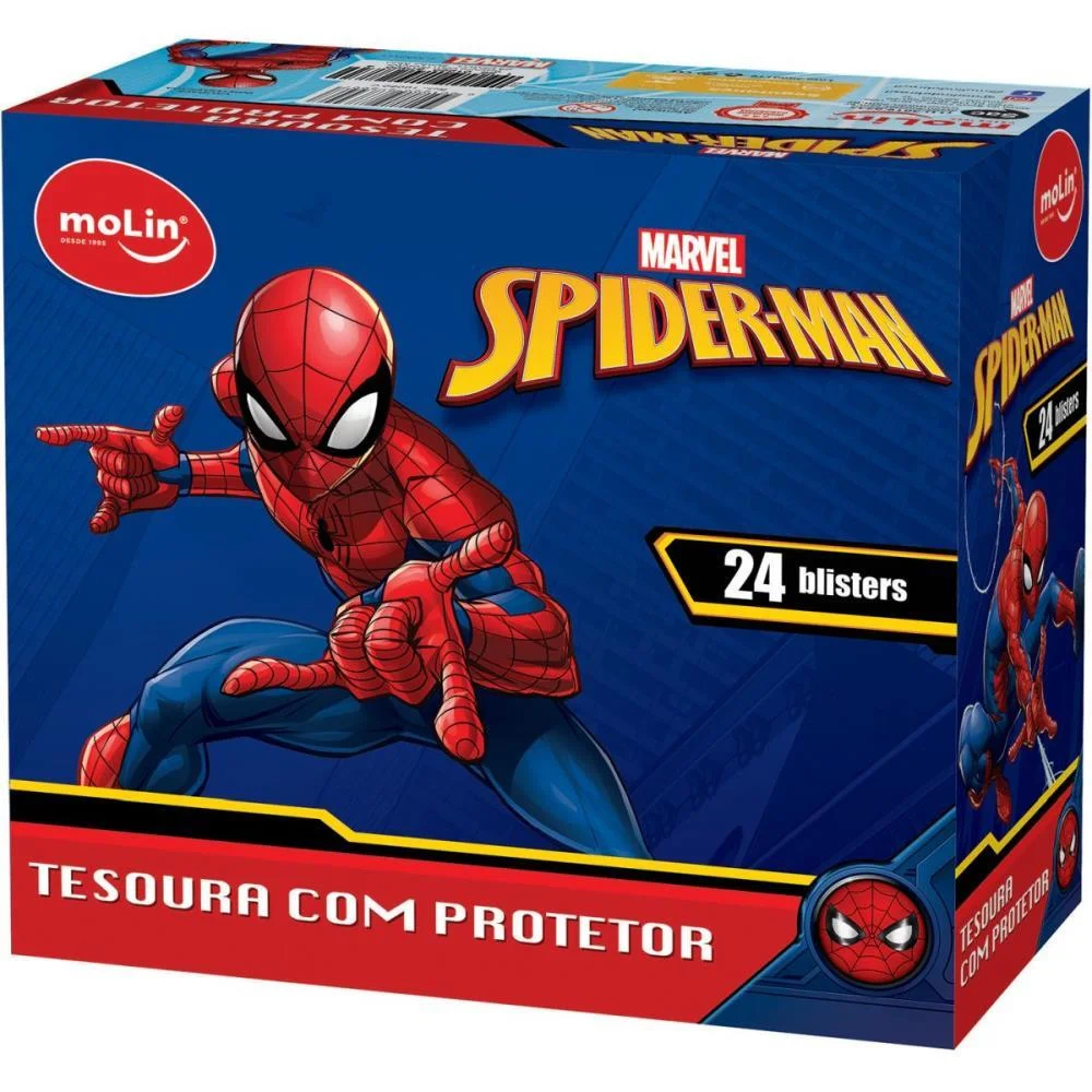 Tesoura Spiderman 2Mod. Molin