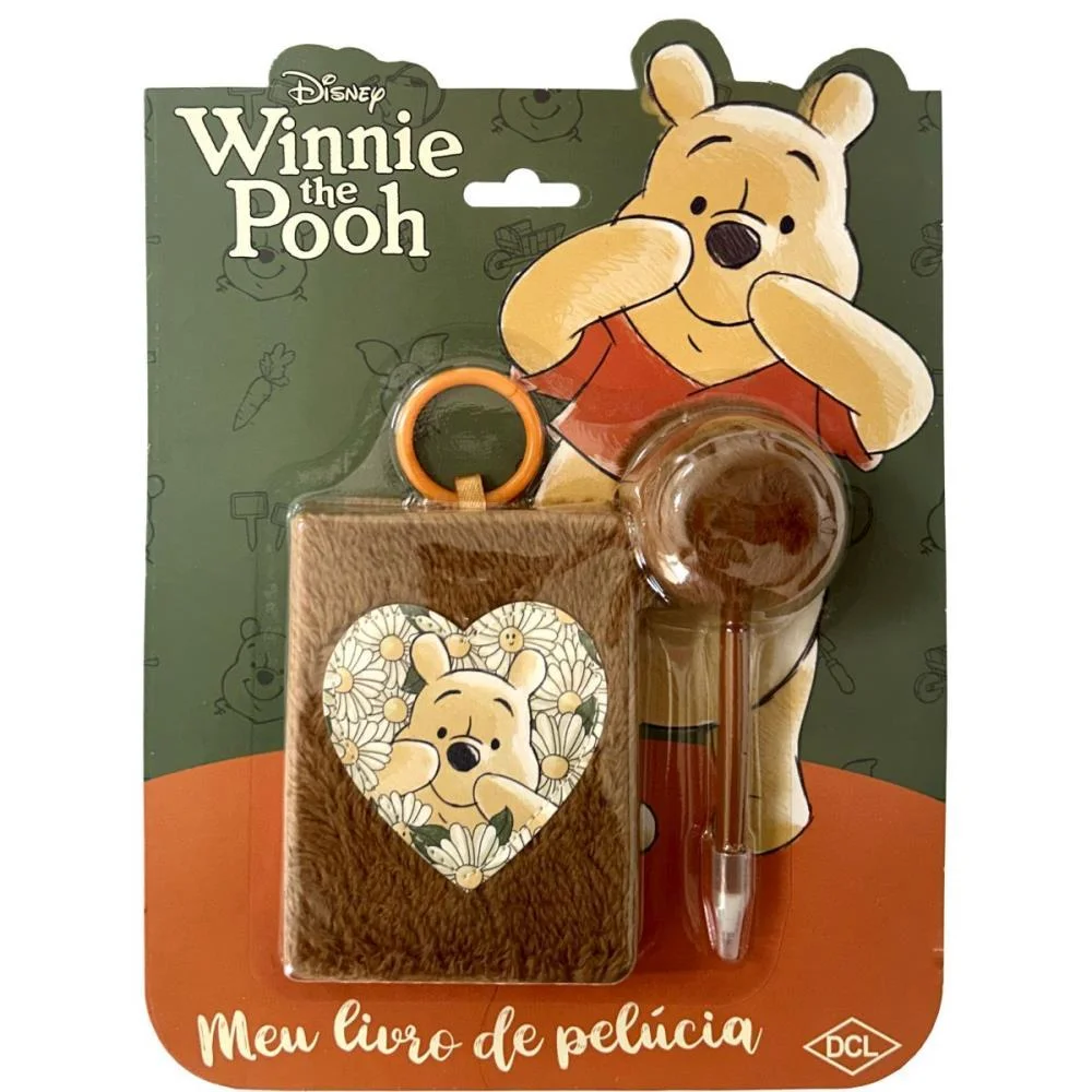 Livro Brinquedo Ilustrado Pooh Livro De Pelucia Dcl