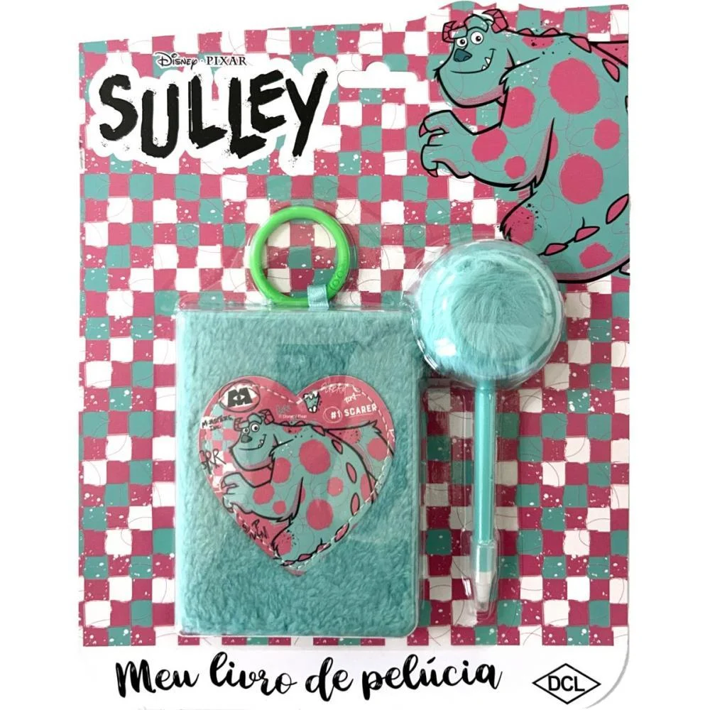 Livro Brinquedo Ilustrado Sulley Livro De Pelucia Dcl