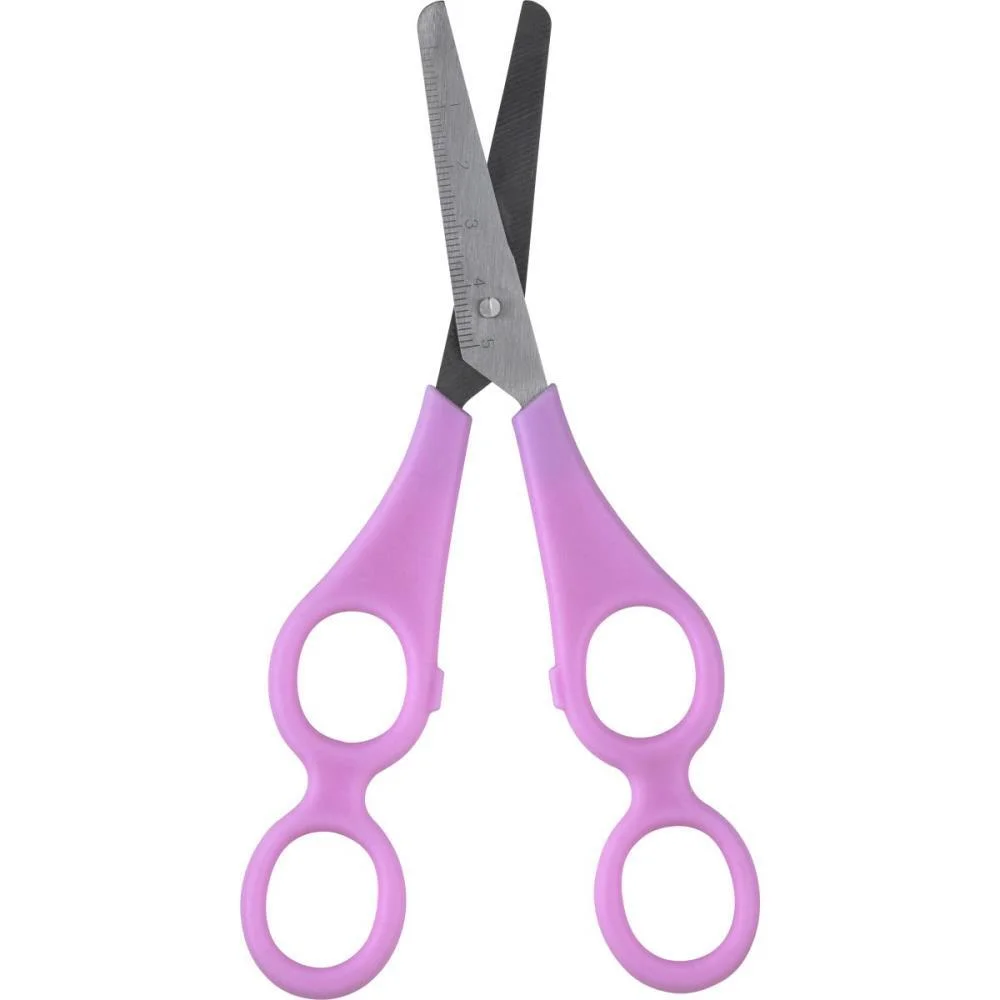 Tesoura Escolar Dupla 17Cm (S) Brw C/ 12 Unidades