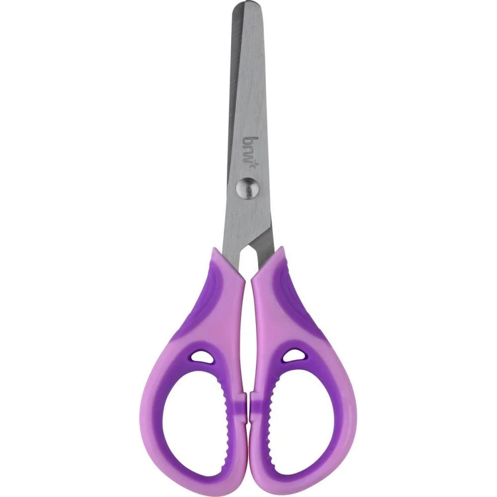 Tesoura Escolar Para Canhoto 13 Cm (S) Brw C/ 12 Unidades