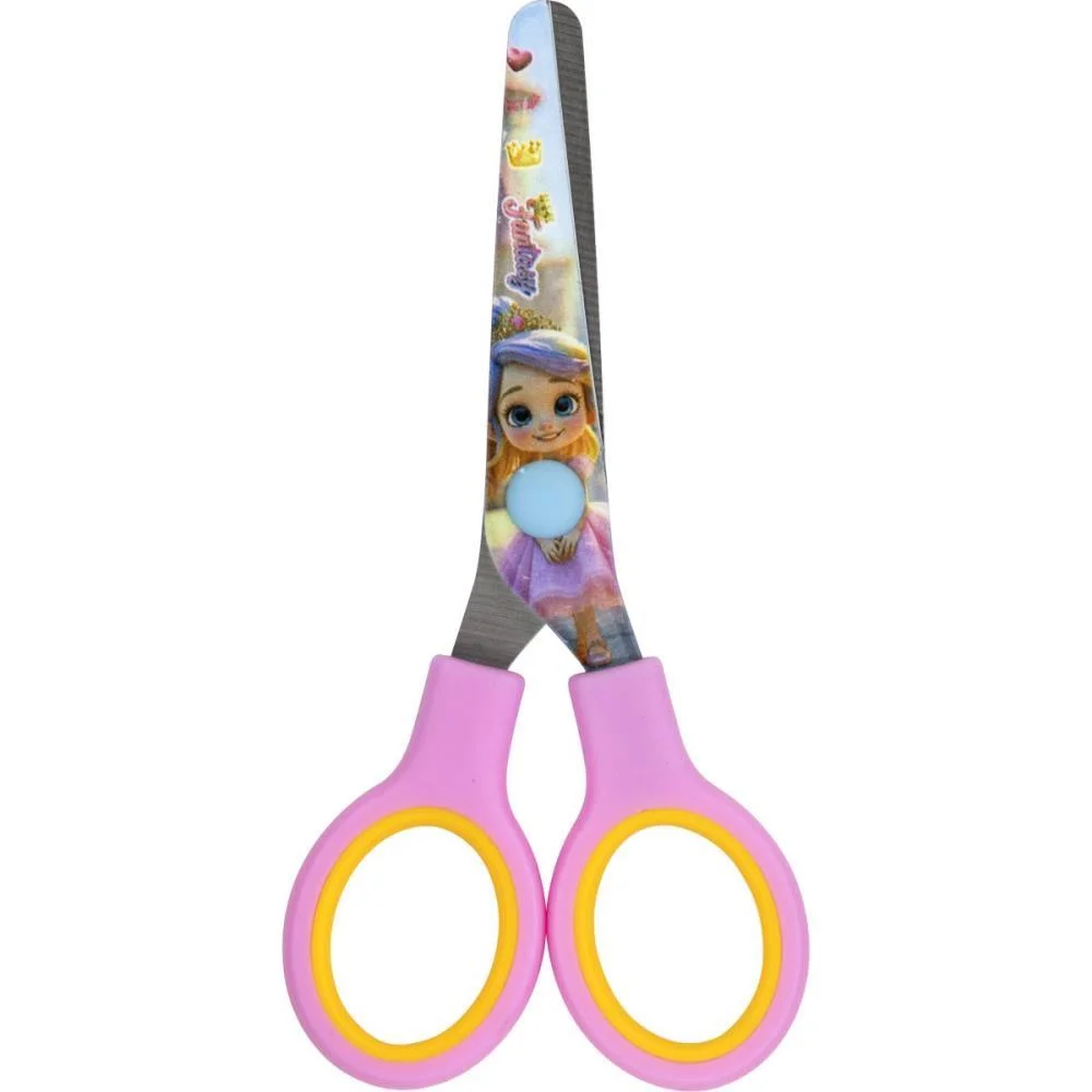 Tesoura Escolar Decorada Fantasy 13 Cm Brw (Bl.c/01)