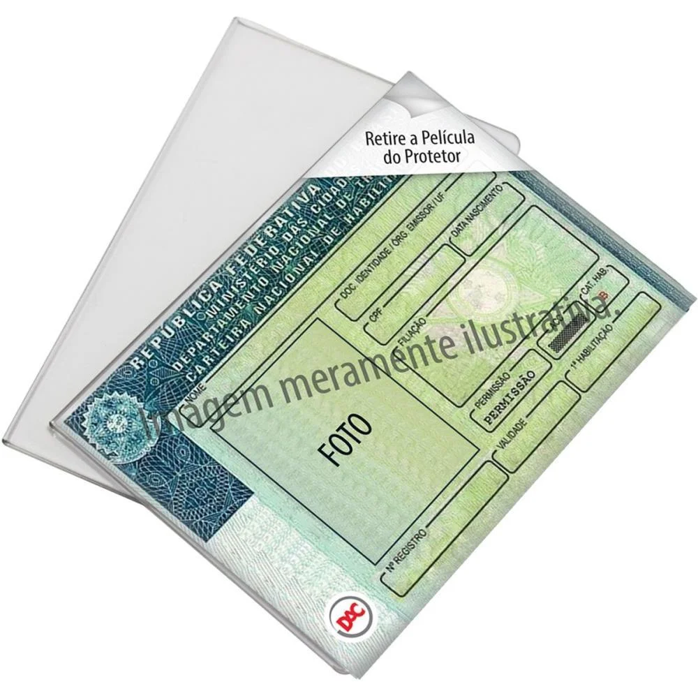 Protetor Para Documentos Cnh Protetor Dac