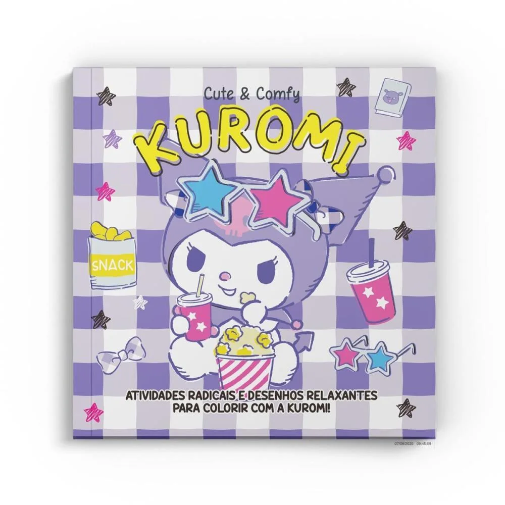 Livro Infantil Colorir Cute E Comfy Kuromi Online Editora
