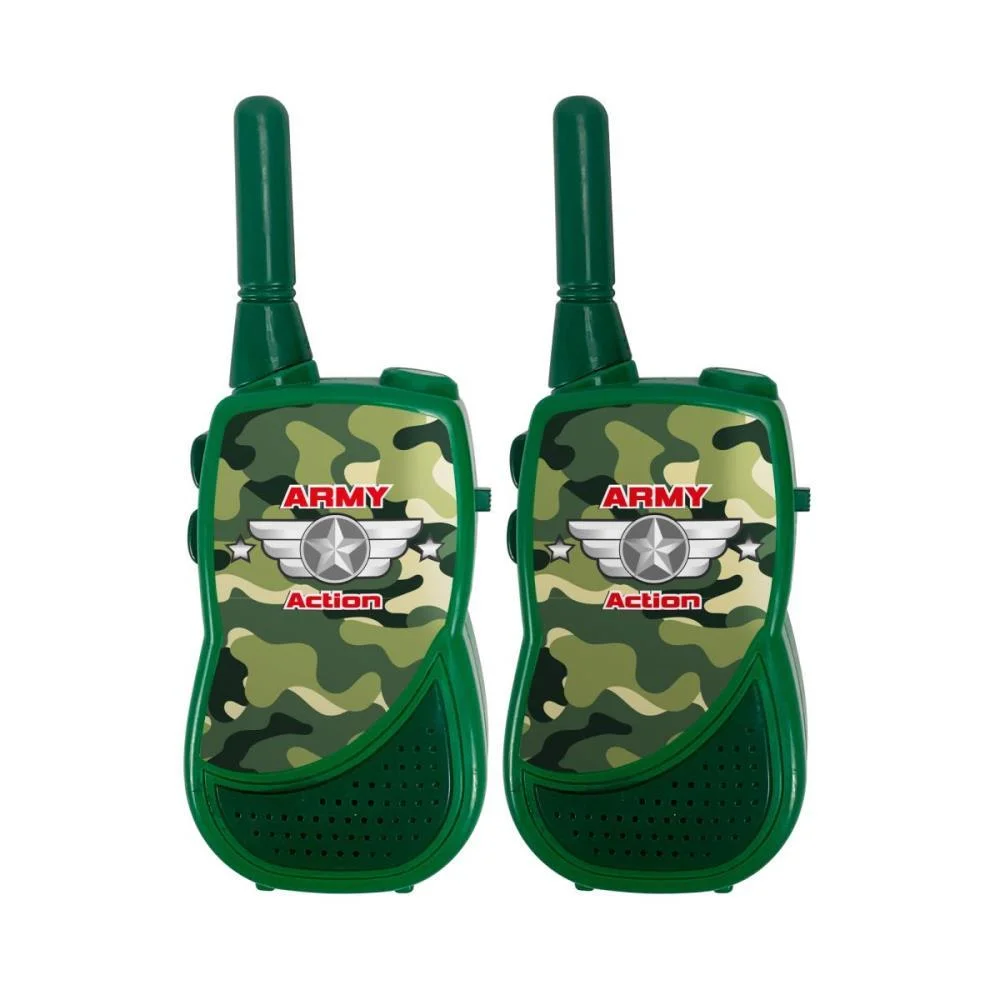 Walkie Talkie Army Action C/Lanterna Dm Toys