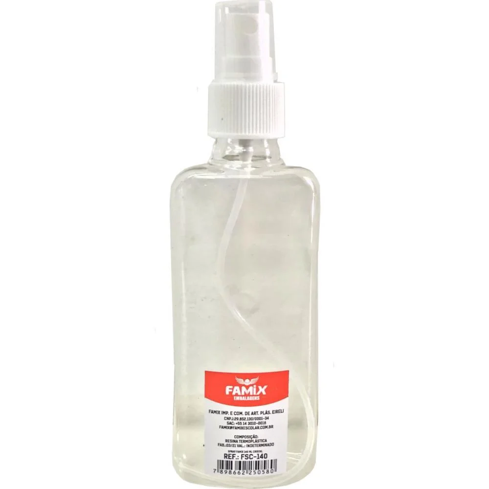 Spray Pulverizador Spray Frasco 140Ml Famix