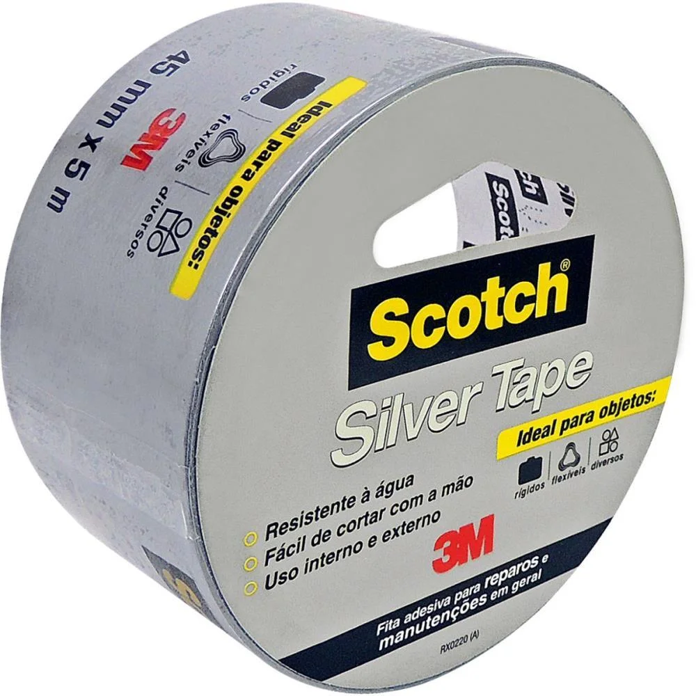 Fita De Alta Resistencia Silver Tape Scotch3939 45Mmx5M 3M
