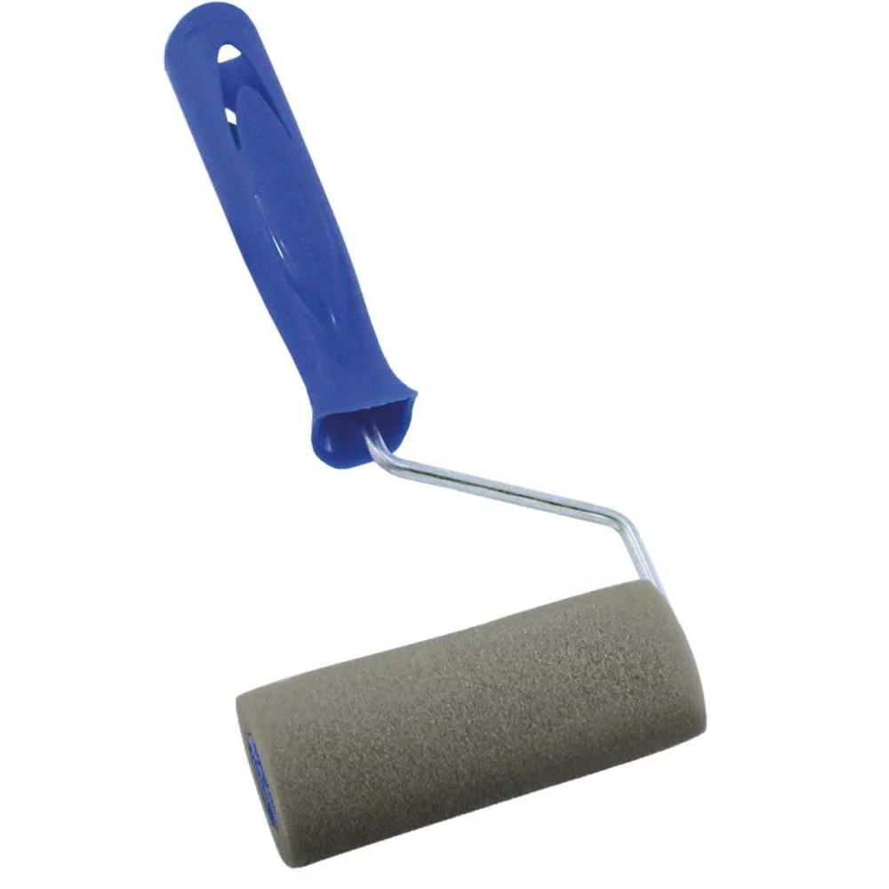 Rolo De Pintura Espuma Poliest.1340 Cinza 9Cm Pinceis Tigre (Pct.c/12)