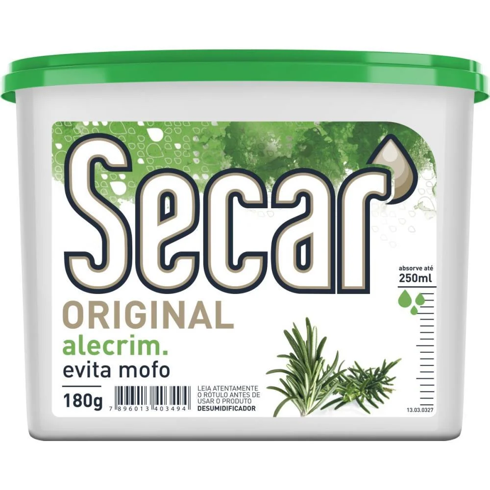 Desumidificador Secar Original Alecrim 180G. Soin
