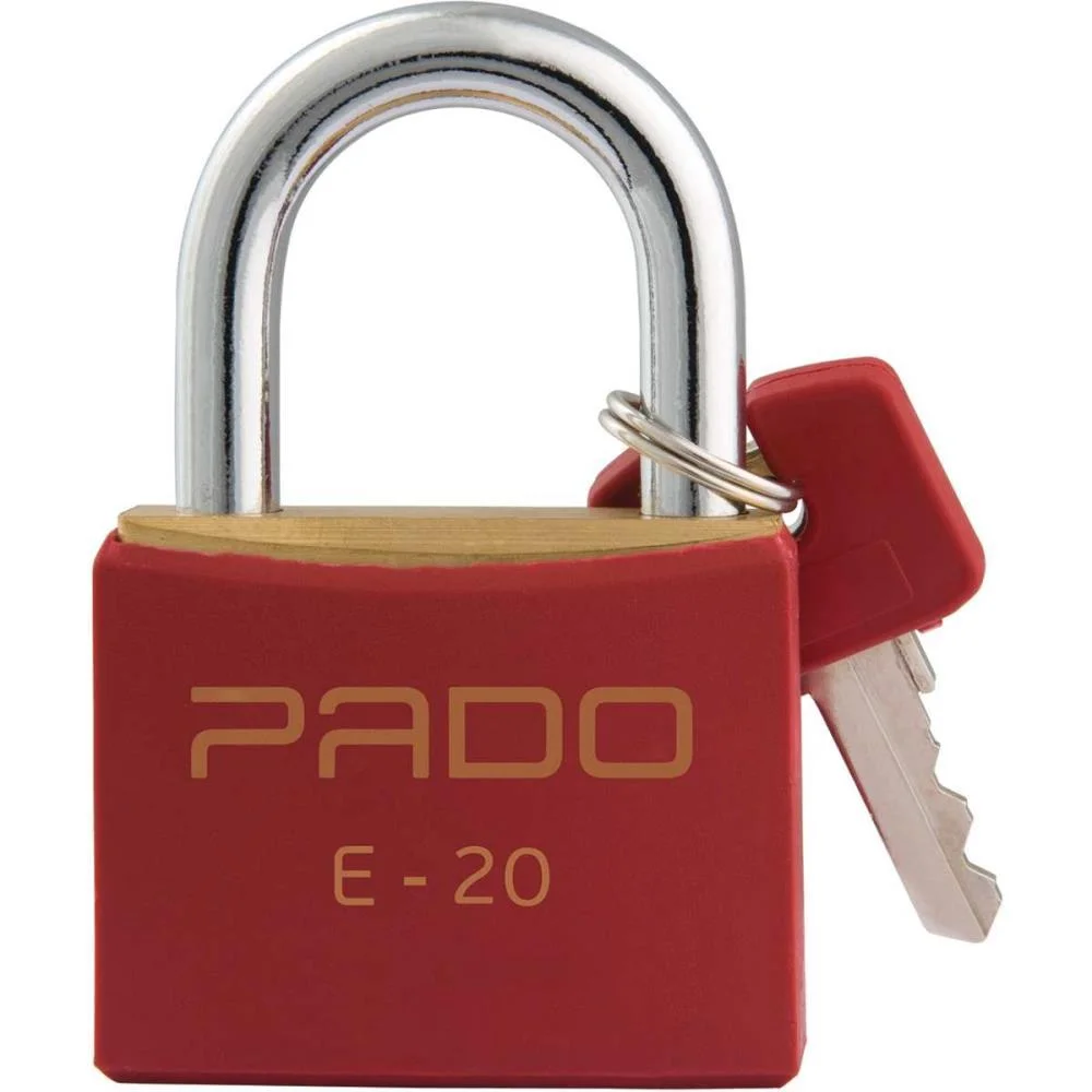 Cadeado Cores Vermelho Sm Lt - 20Mm Pado