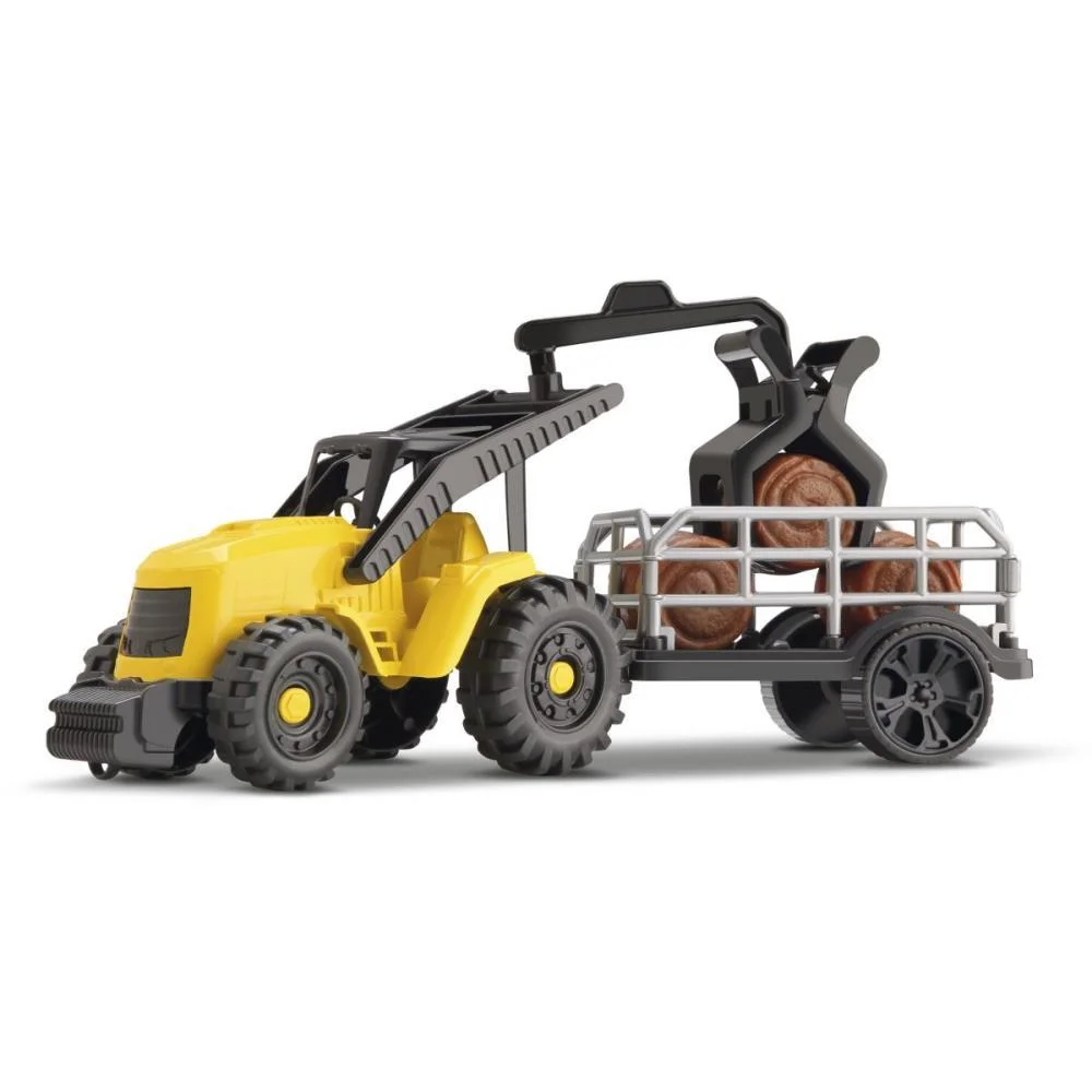 Trator Tractor Super Garra Feno (S) Orange Toys