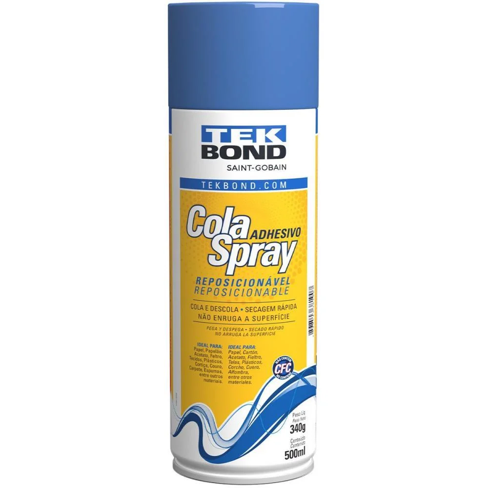 Cola Spray Reposicionavel 500Ml Tekbond