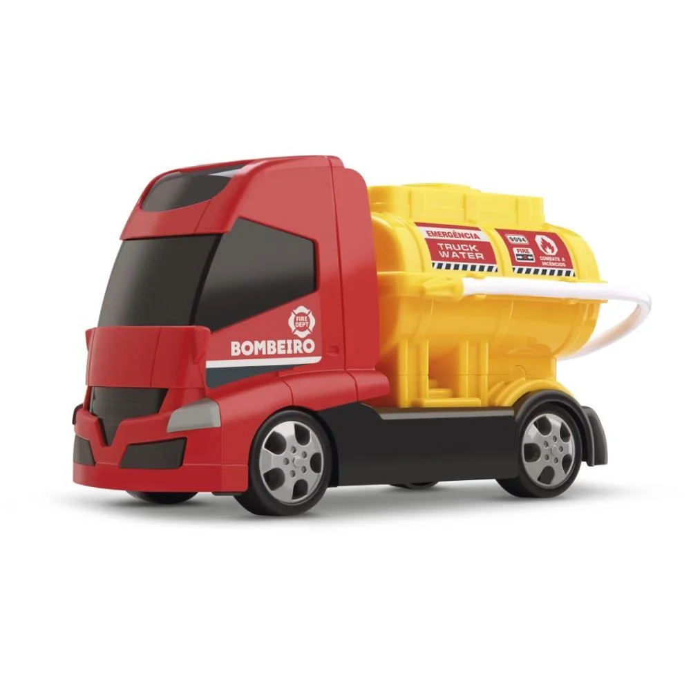 Caminhao Bombeiro Combate Orange Toys