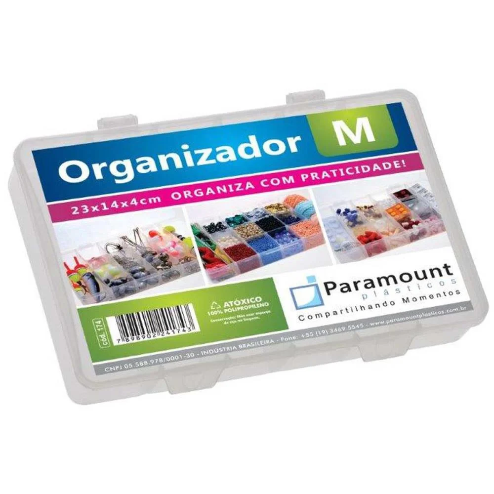 Organizador Box Organizador M 23X14X4 Cr Paramount