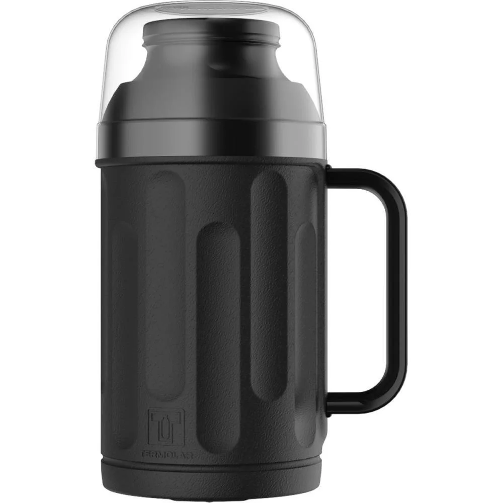 Garrafa Termica Rosca Personal 500Ml Preta Termolar