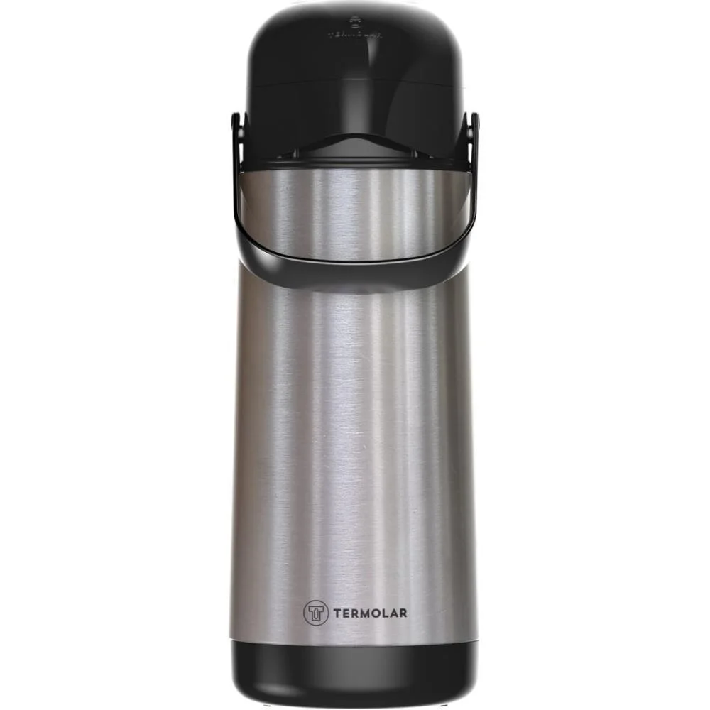 Garrafa Termica Pressao Lumina Inox 1L Termolar