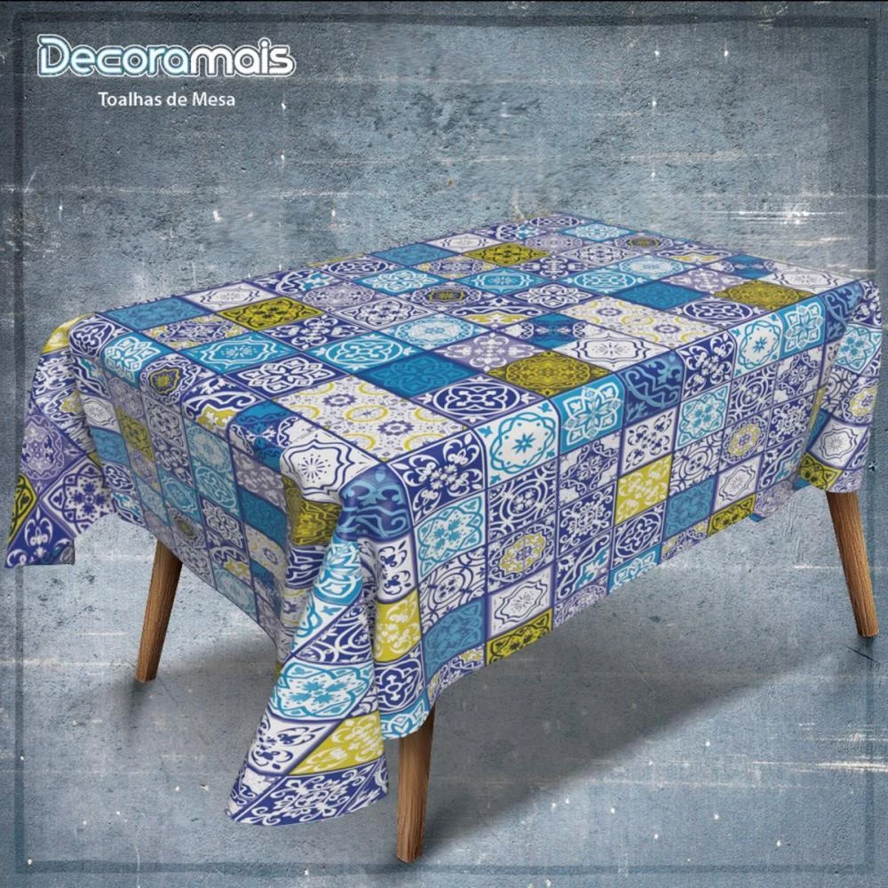 Toalha Termica Azulejo Portugues 1,40 X 30M. Plastvinil (Rolo)