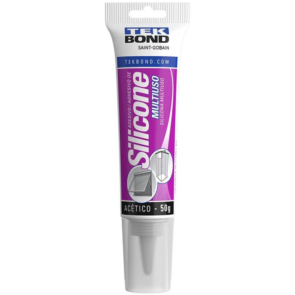 Adesivo De Silicone Acetico 50G. Tekbond