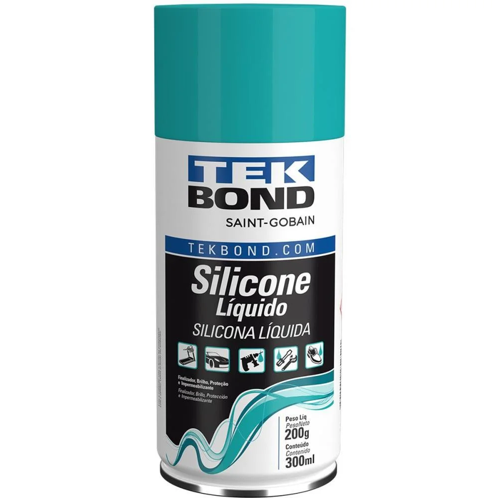 Aerossol Multiuso Spray Silicone Liquido 300Ml Tekbond
