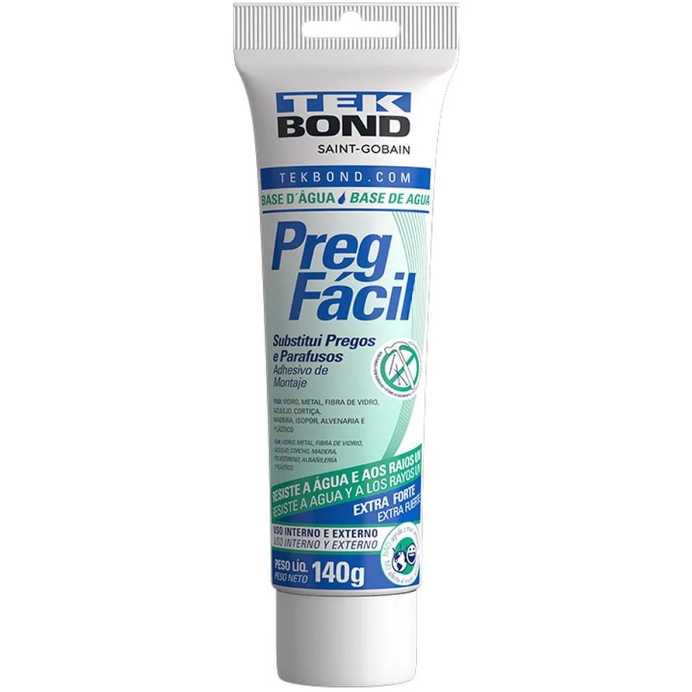 Cola De Alta Resistencia Preg Facil Base De Agua 140G. Tekbond