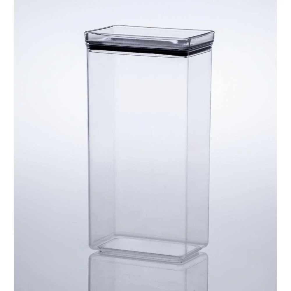 Pote Acrilico Hermetic 2.600Ml Lumini Retang Paramount