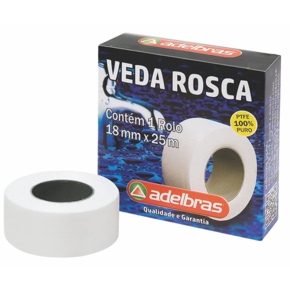 Fita Veda Rosca 18Mmx25M Adelbras