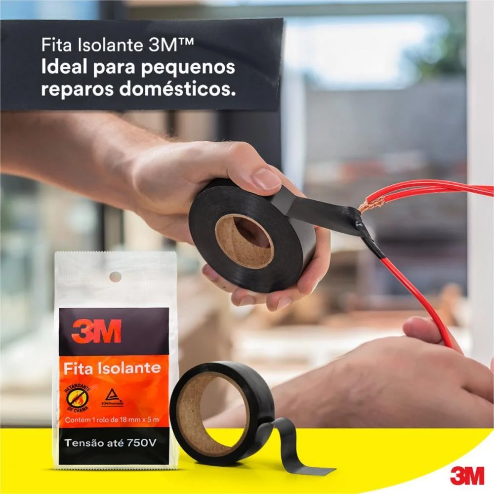 Fita Isolante Imperial Slim 18Mmx5M 3M (Pct.c/10)