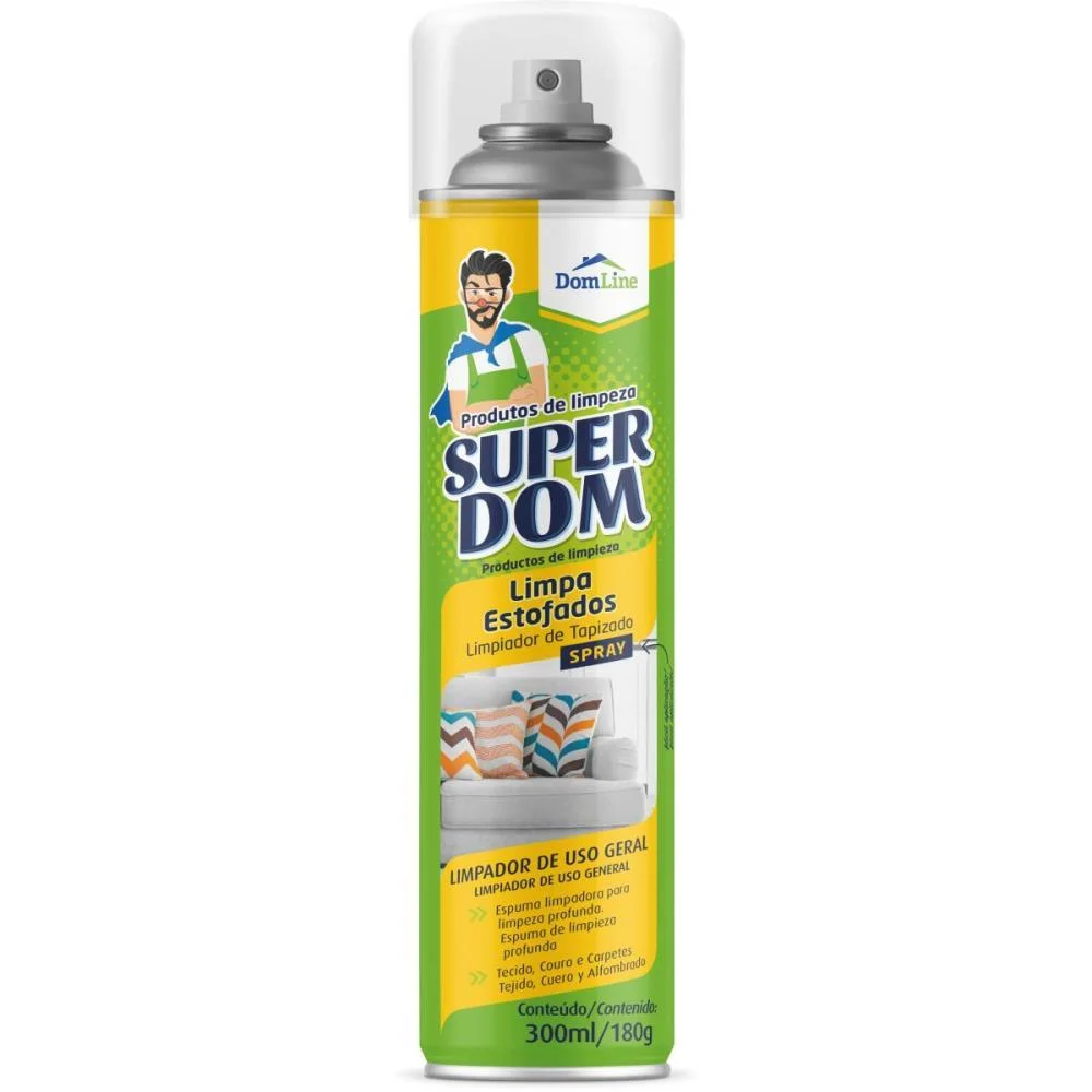 Produto Para Limpeza Superdom Limpa Estofados 300Ml Baston