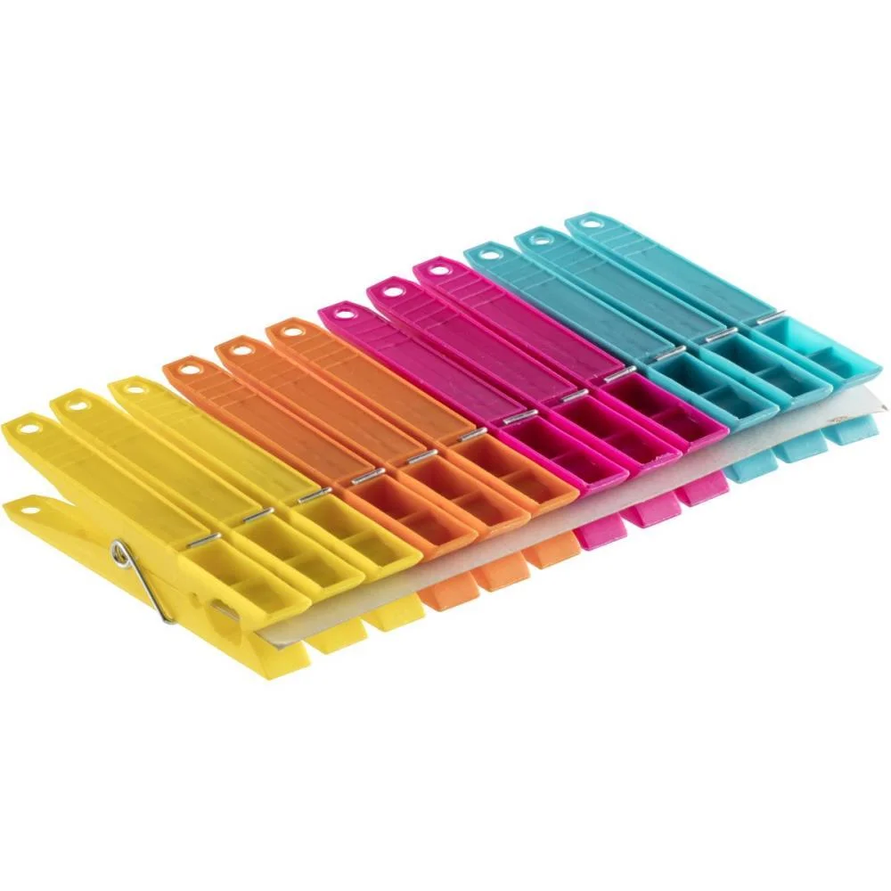 Prendedor De Roupa Plastico Super Big(S) Paramount (Bl.c/12)