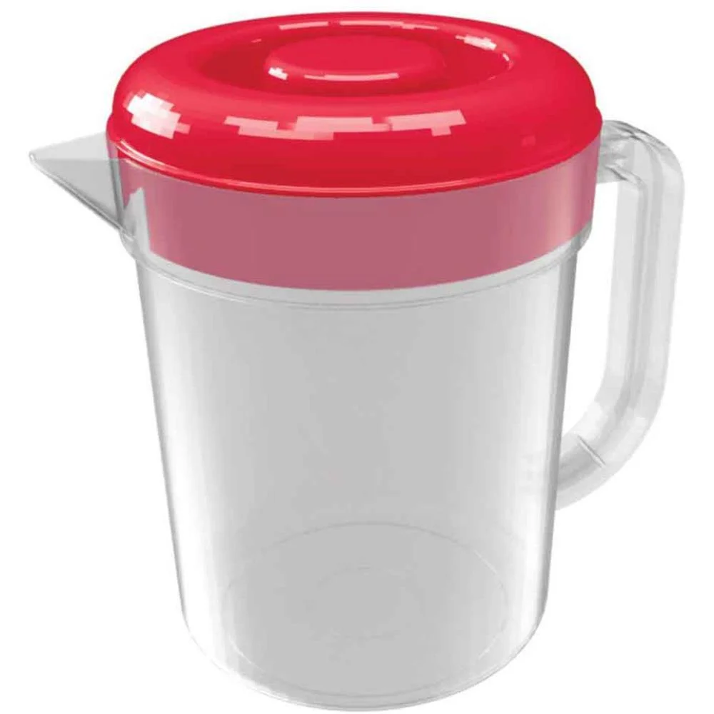 Jarra Plastica 2L Red. C/Tampa Verm. Nitron