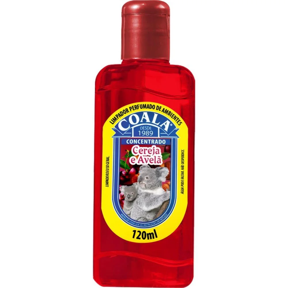 Limpador Perfumado Coala Cereja E Avela 120Ml Coala (Pct.c/03)