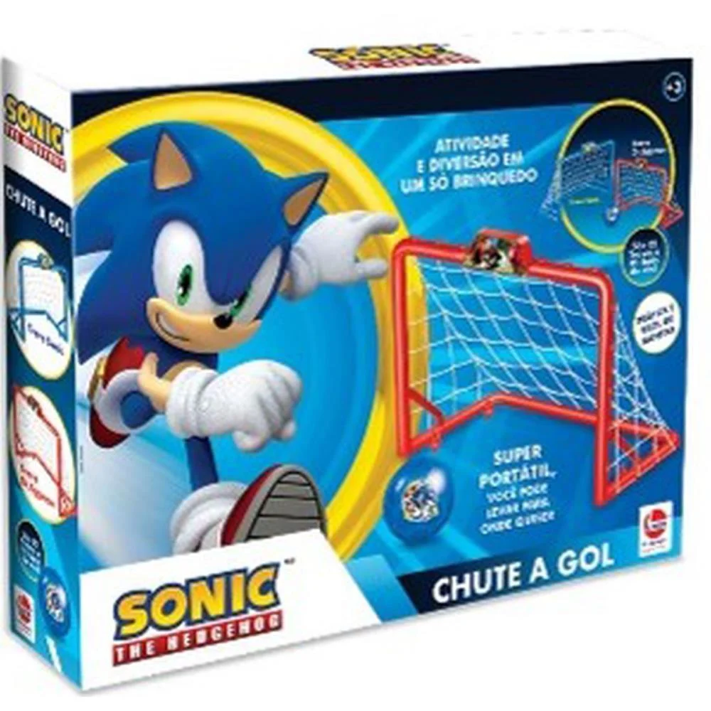 Chute A Gol Sonic 2 Traves +Bola Lider