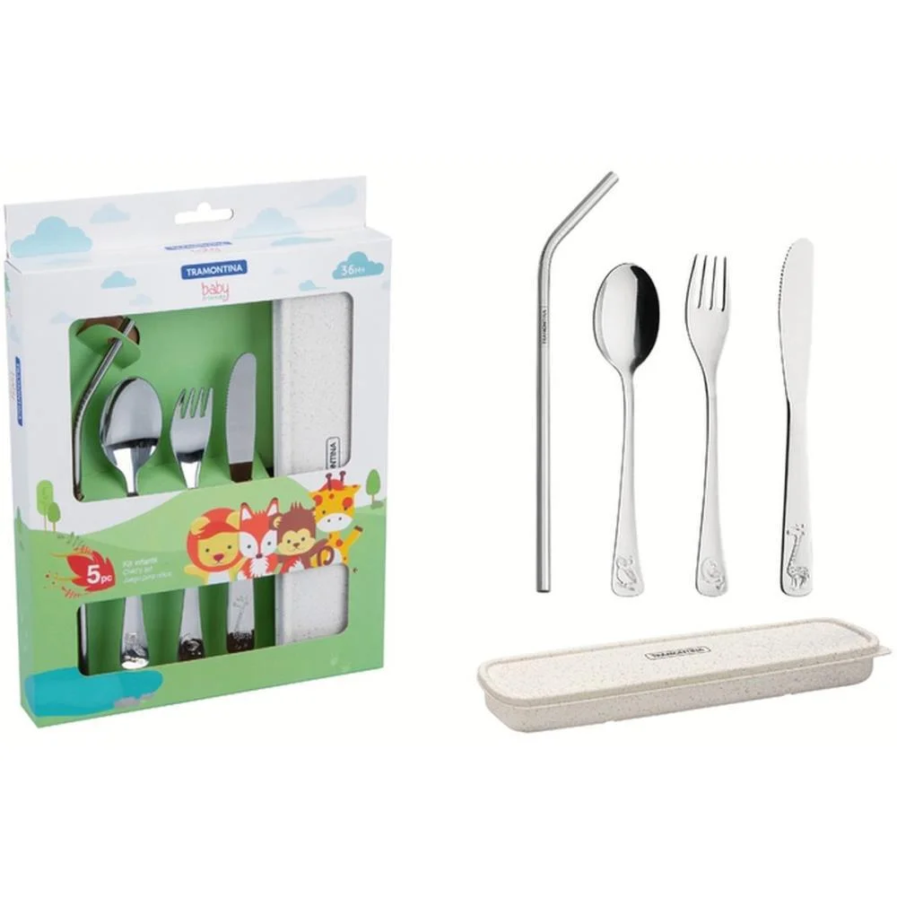Talher Conjunto Infantil Inox 5Pcs Tramontina