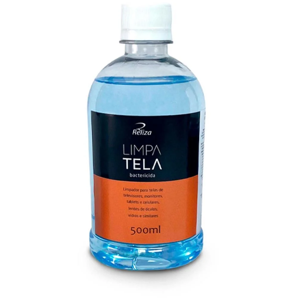 Produto Para Limpeza Limpa Tela Bactericida 500Ml Reliza