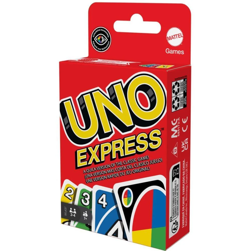 Jogo De Cartas Uno Express Mattel