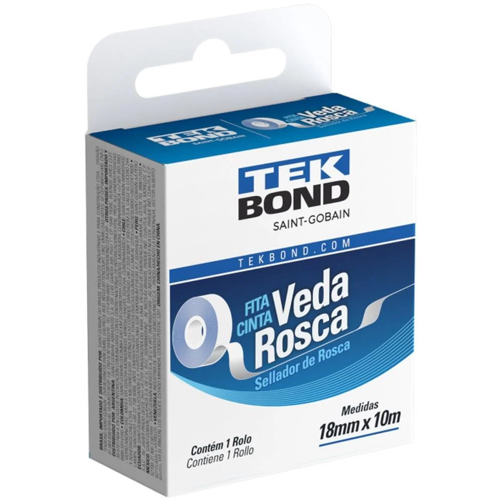 Fita Veda Rosca 18Mmx10M. Tekbond