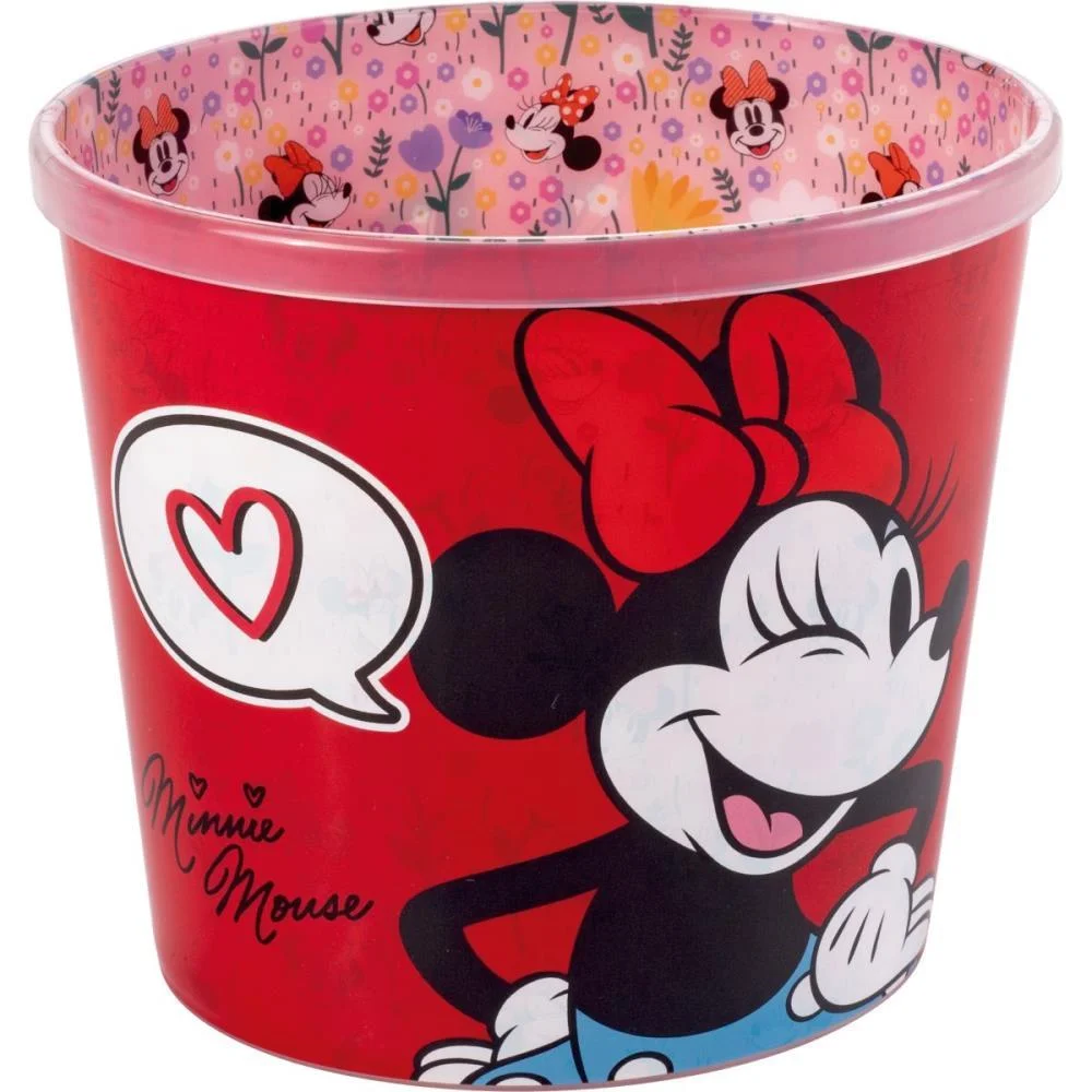 Balde Para Pipoca Minnie Super Decorado 2,1L Plasutil