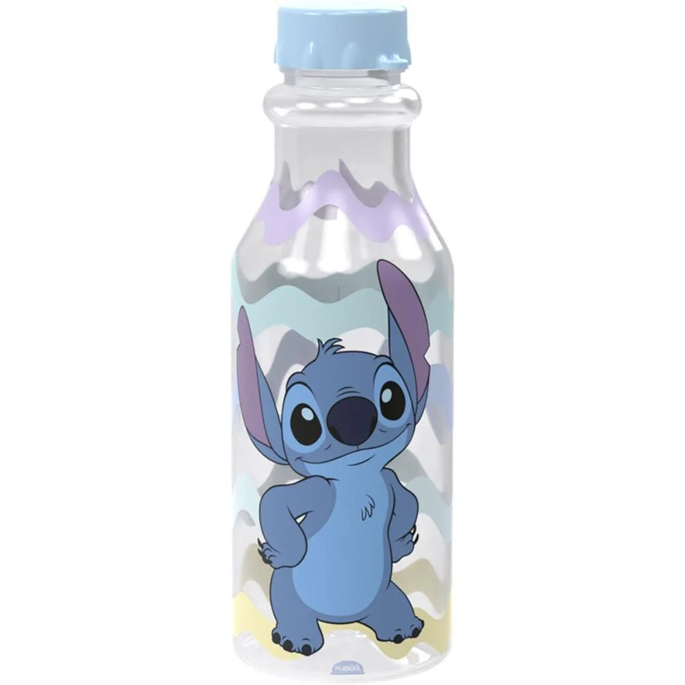 Garrafa Plastica Stitch Retro 500Ml Plasutil