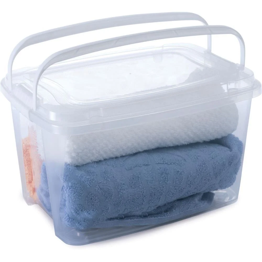Caixa Plastica Multiuso Gran Box Alta Alça/Trava 10,7L Plasutil