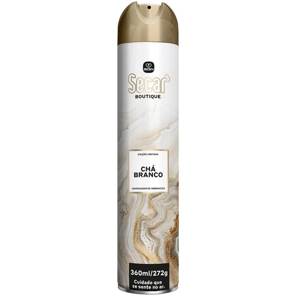 Odorizador De Ambiente Secar Boutique Cha Branco360Ml Soin