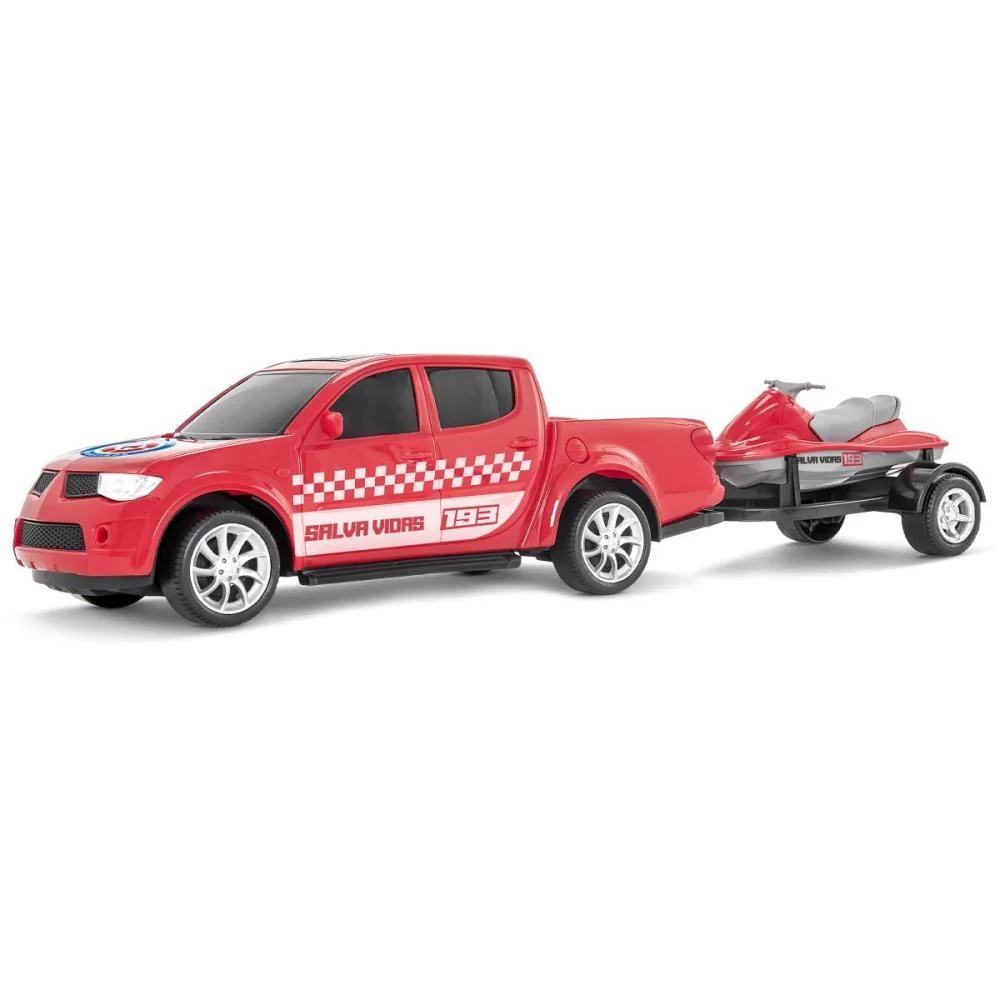 Carrinho Pick Up Rx Resgate Roma