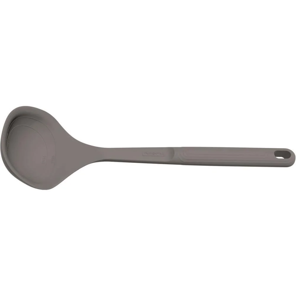 Talher Concha P/Servir Silicone Cinza Tramontina