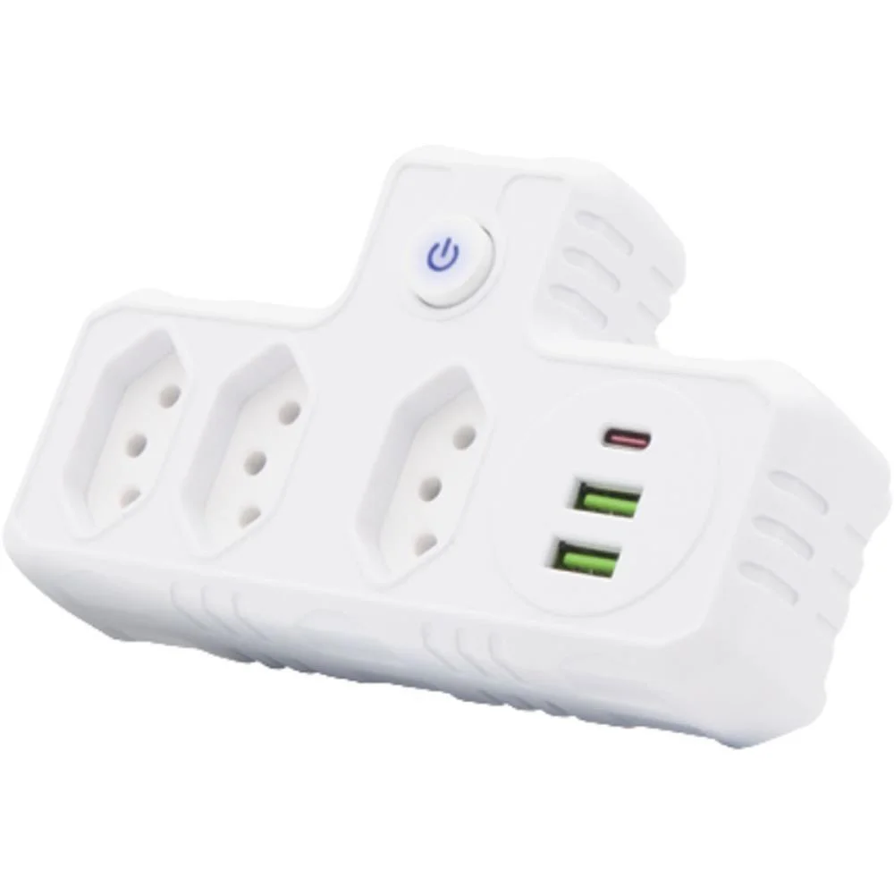 Adaptador Para Tomada Multifuncional Universal Bivol Flex