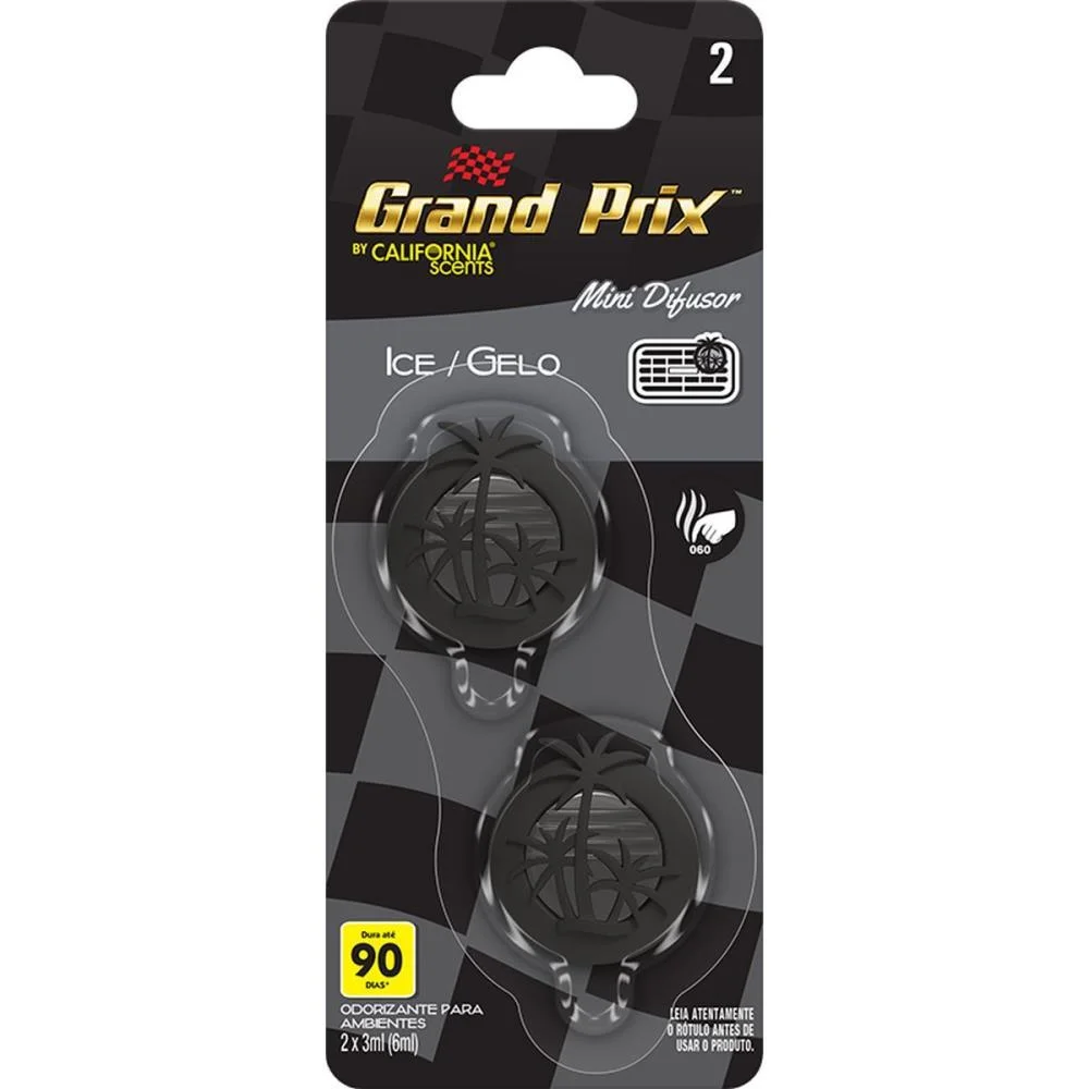 Odorizador Para Carro Mini Difusor Ice 6Ml Rayovac (Bl.c/02)