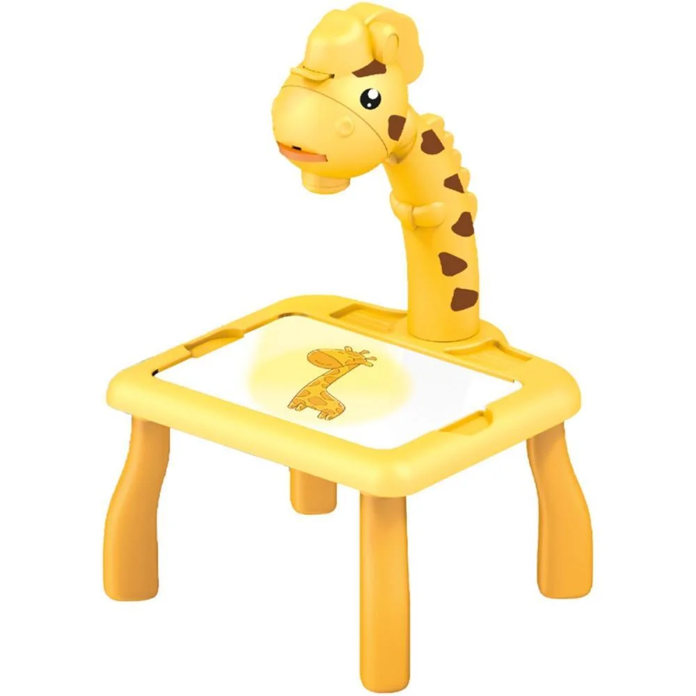 Brinquedo Para Colorir Mesa Projetor Girafinha Pais E Filhos