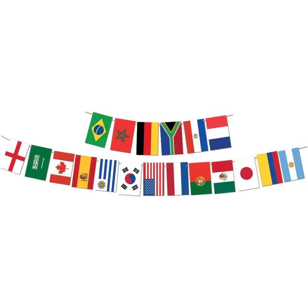 Copa Do Mundo Faixa Decorativa Paises Festcolor (Unidade)