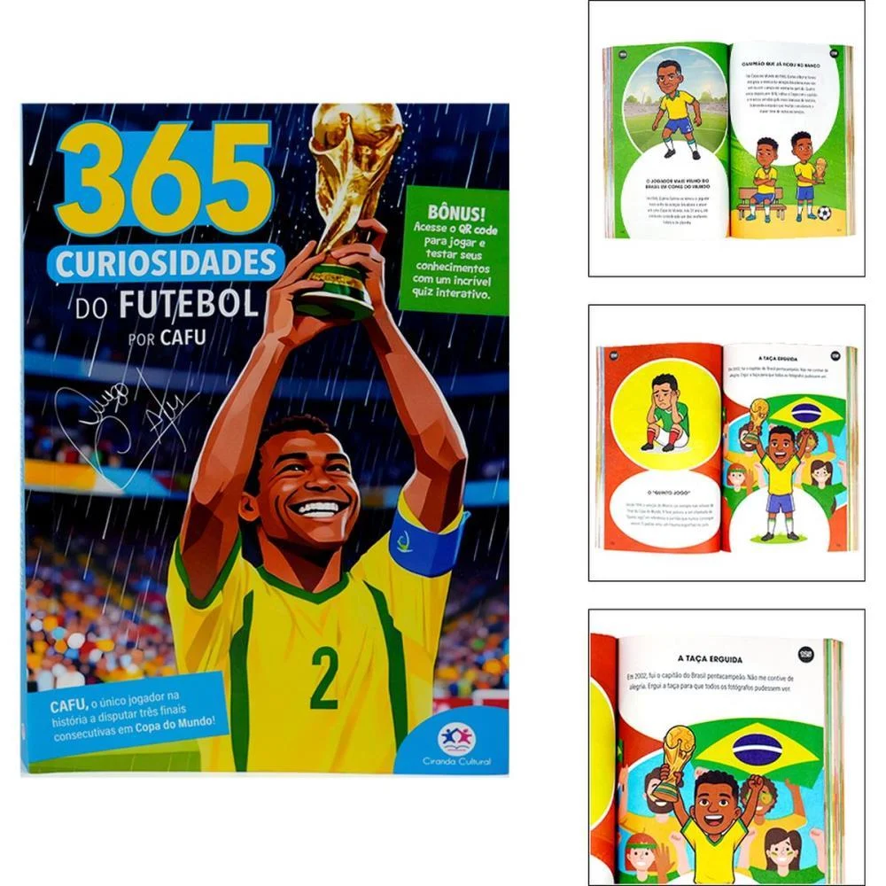 Copa Do Mundo Livro 365 Curiosidades Futebol Magic Kids