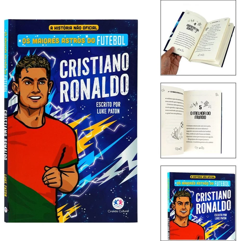 Copa Do Mundo Livro Astros Cristiano Ronaldo Magic Kids